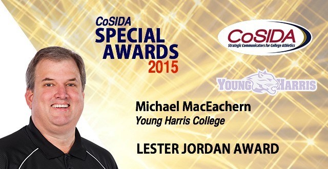 Special Awards Salute: Michael MacEachern (Young Harris College), Lester Jordan Award